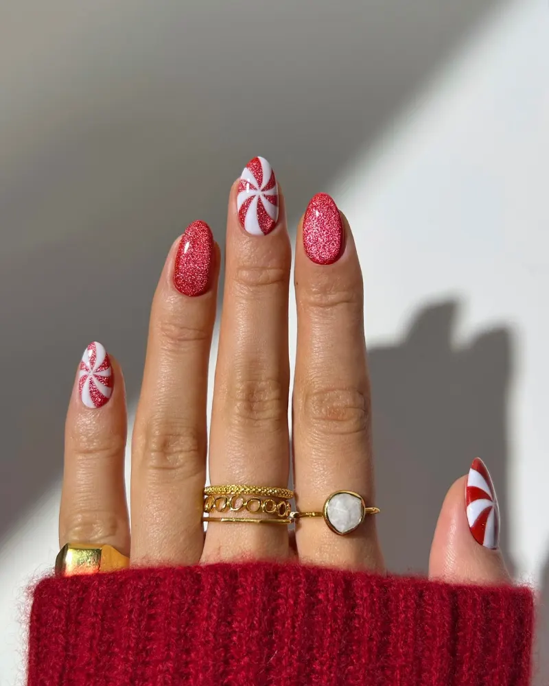 cute christmas nails