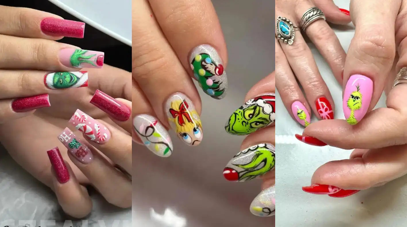 Festive Grinch Nail Art Ideas You’ll Love