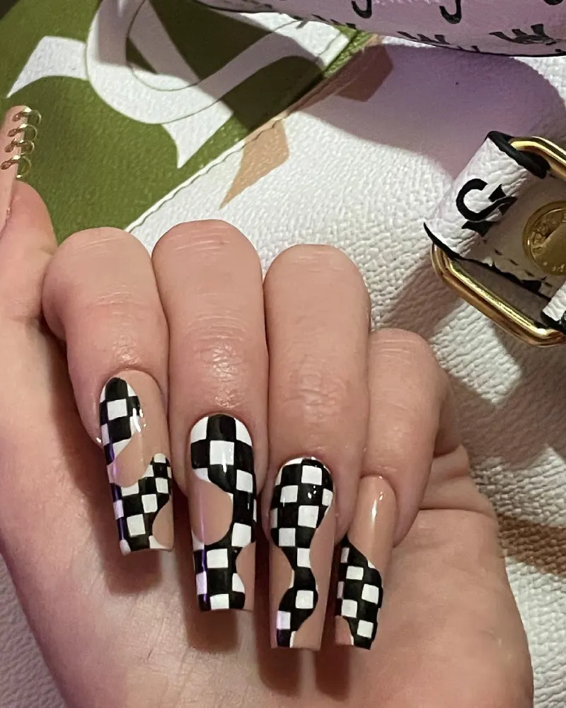 long square nail design ideas