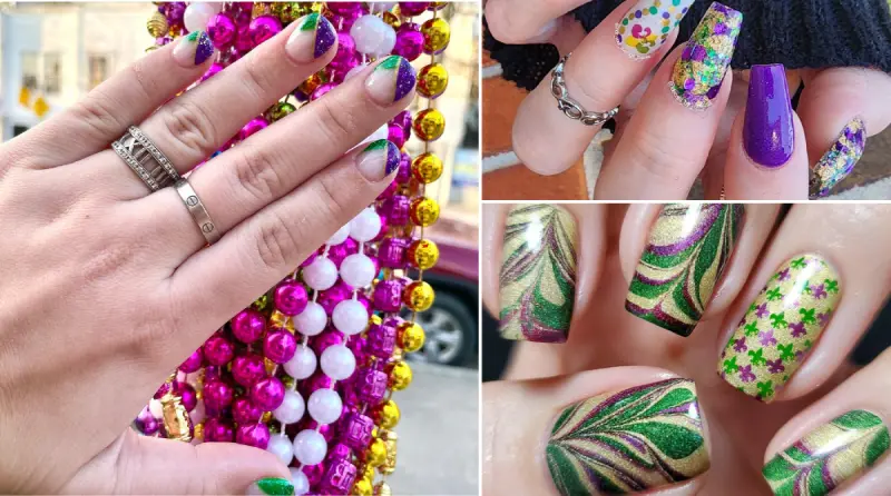 Stunning Mardi Gras Nails You’ll Love