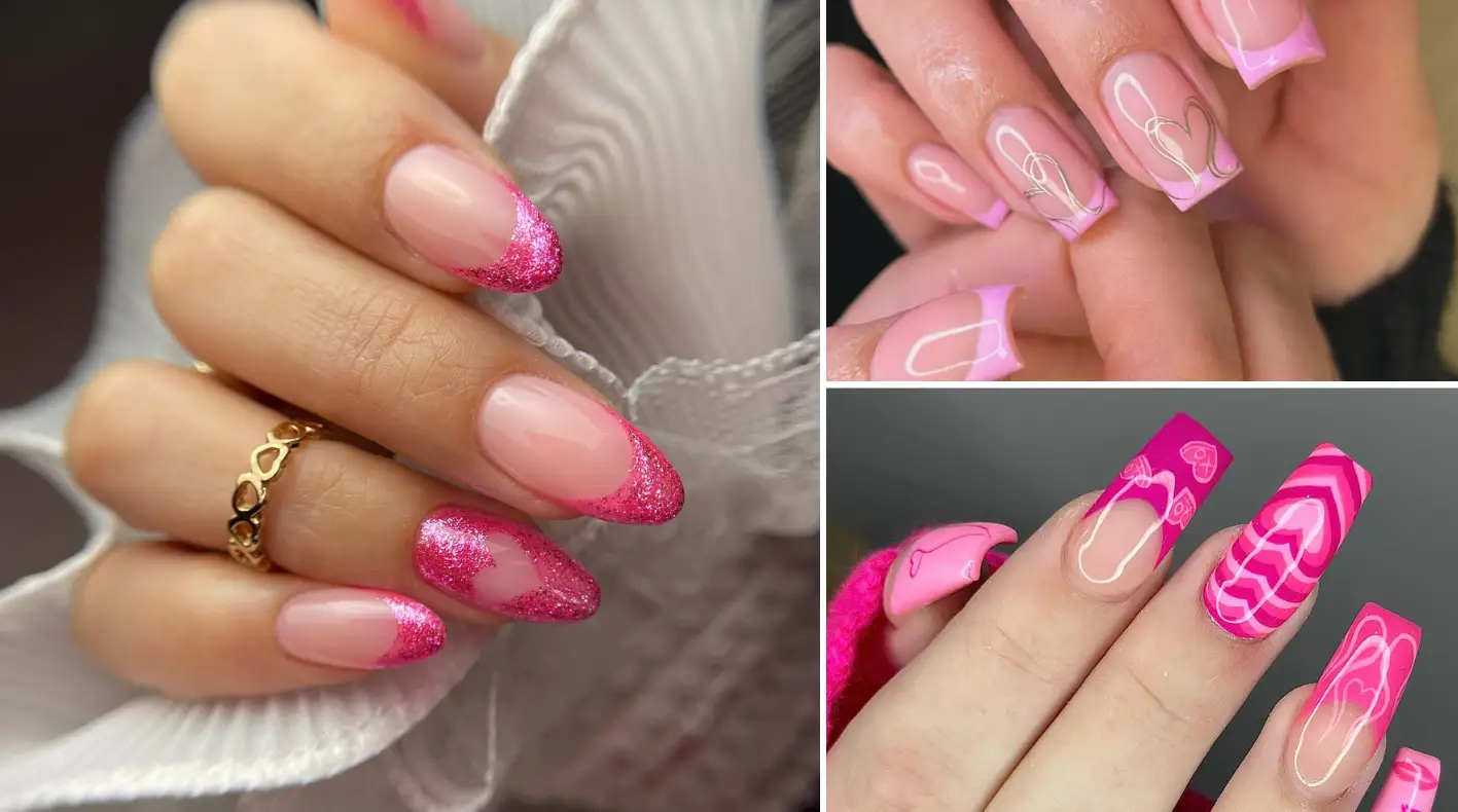 Fall in Love with These Gorgeous Pink Valentine’s Day Nail Designs