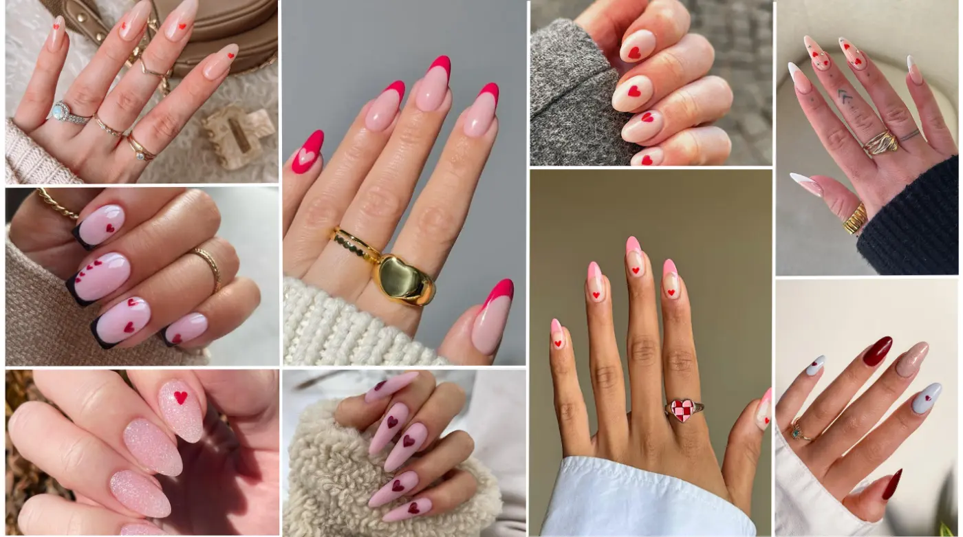 Trendy Simple Valentine's Day Nails for Effortless Style