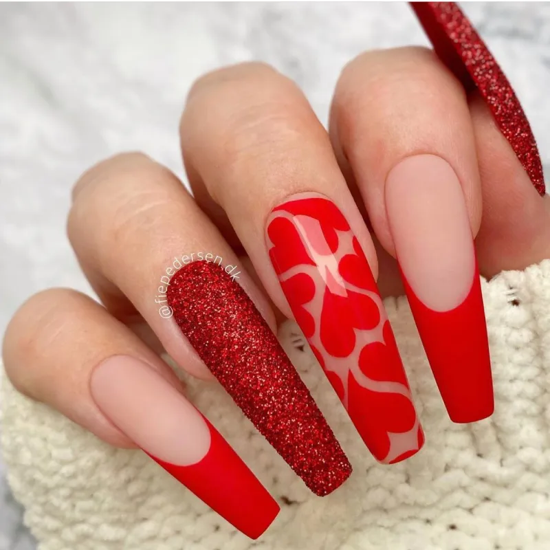 Valentine's Day Nails