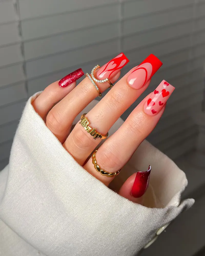 Valentine's Day Nails