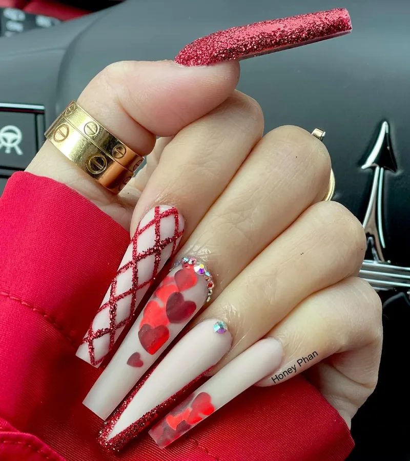 Valentine's Day Nails