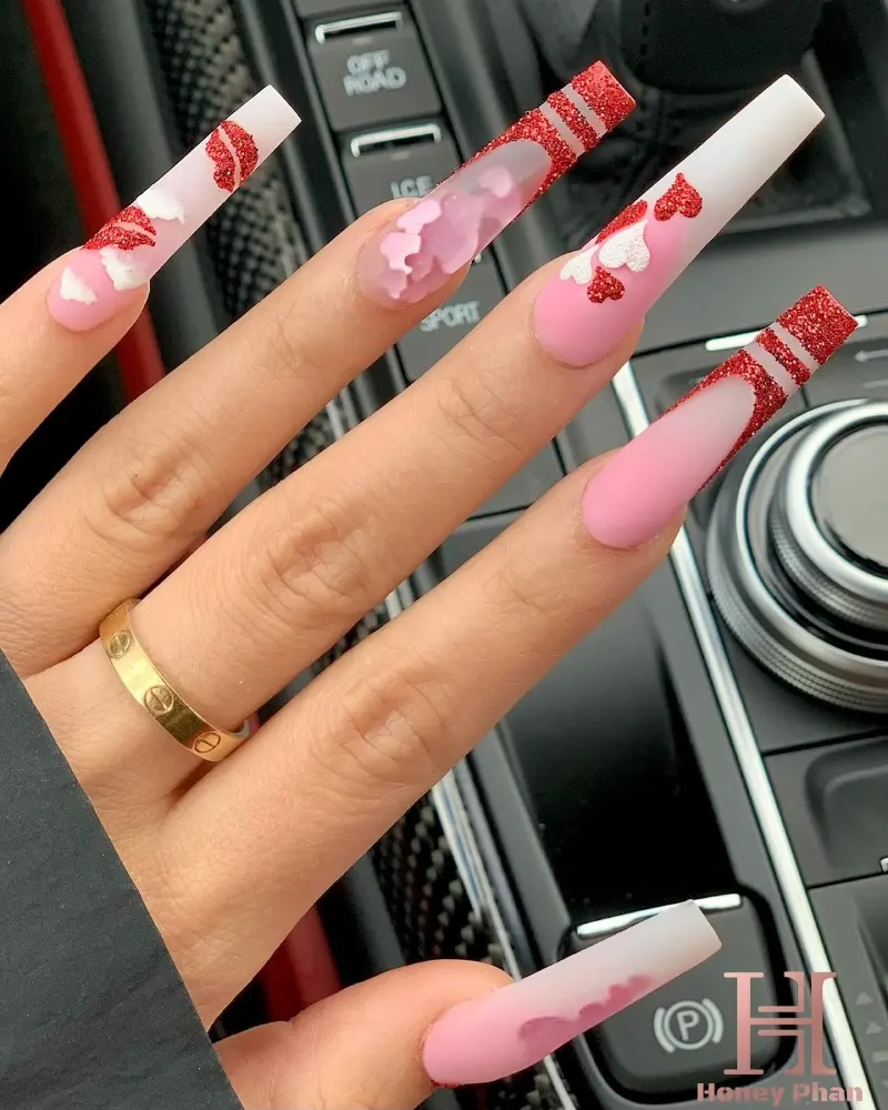 Valentine's Day Nails