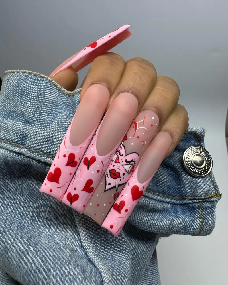 Valentine's Day Nails