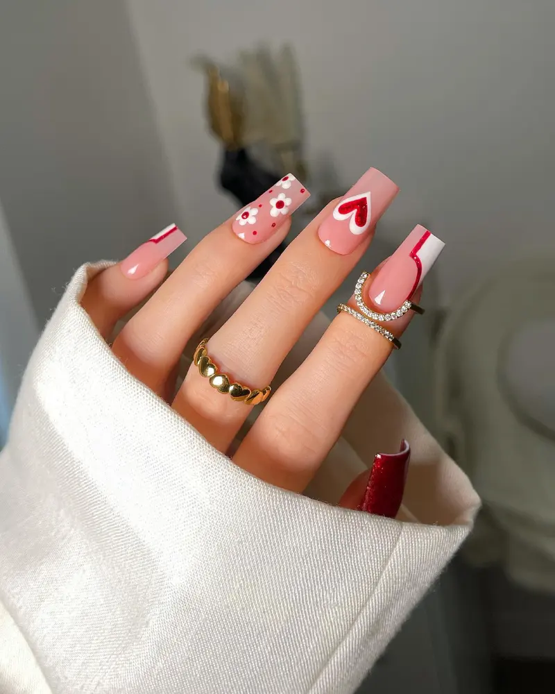 Valentine's Day Nails