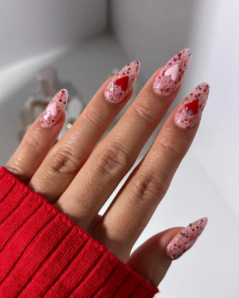 Valentine's Day Nails