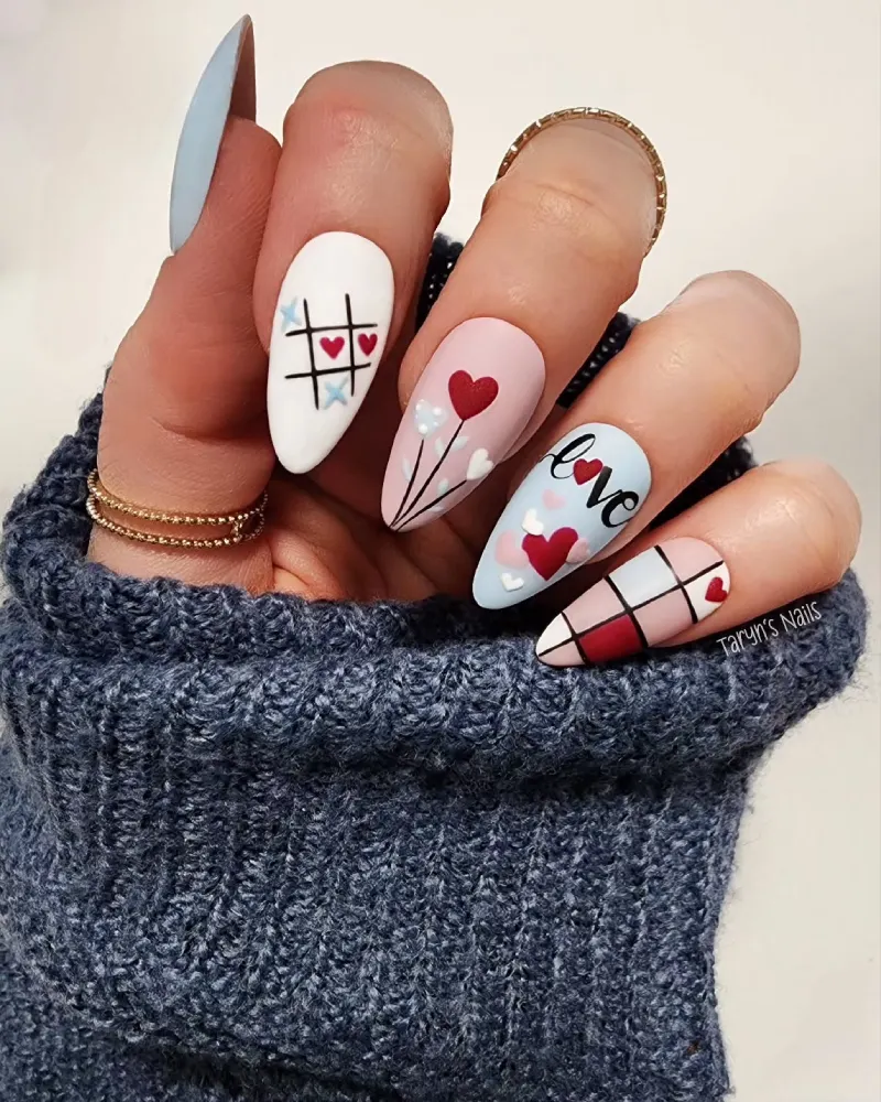 Valentine's Day Nails