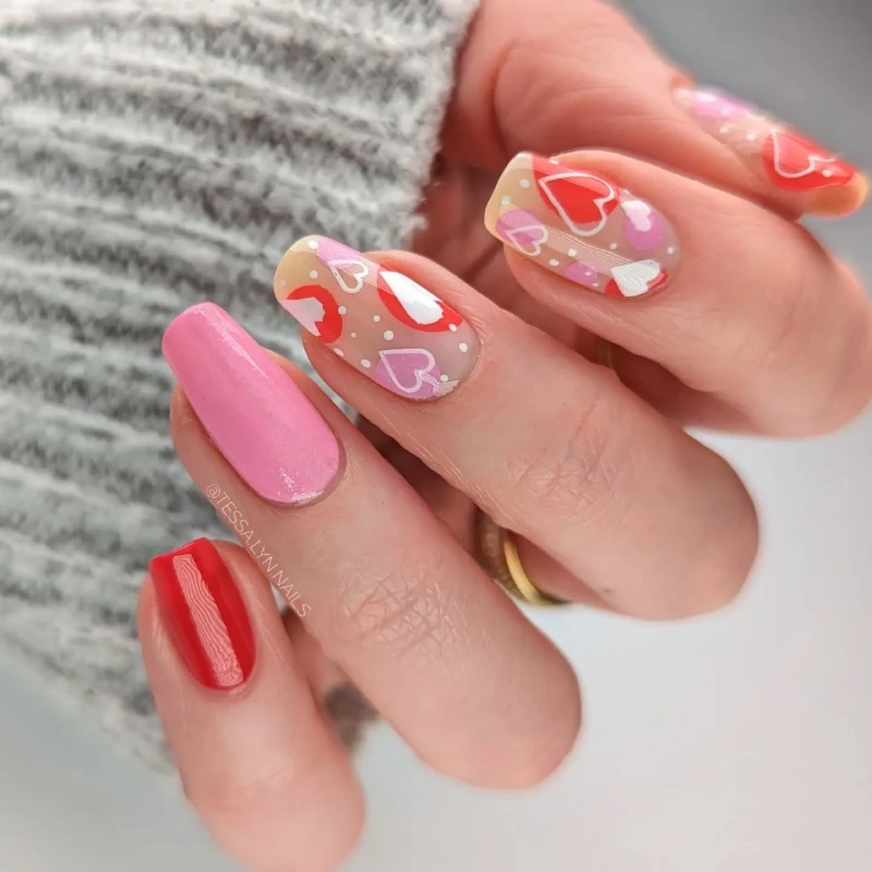 Valentine's Day Nails